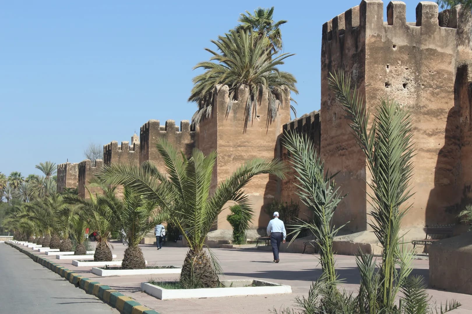 Ancient red ramparts of Taroudant, the little Marrakech
