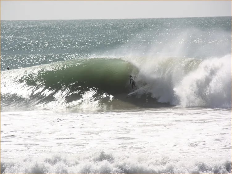 World-class surf break at Anchor Point, Taghazout