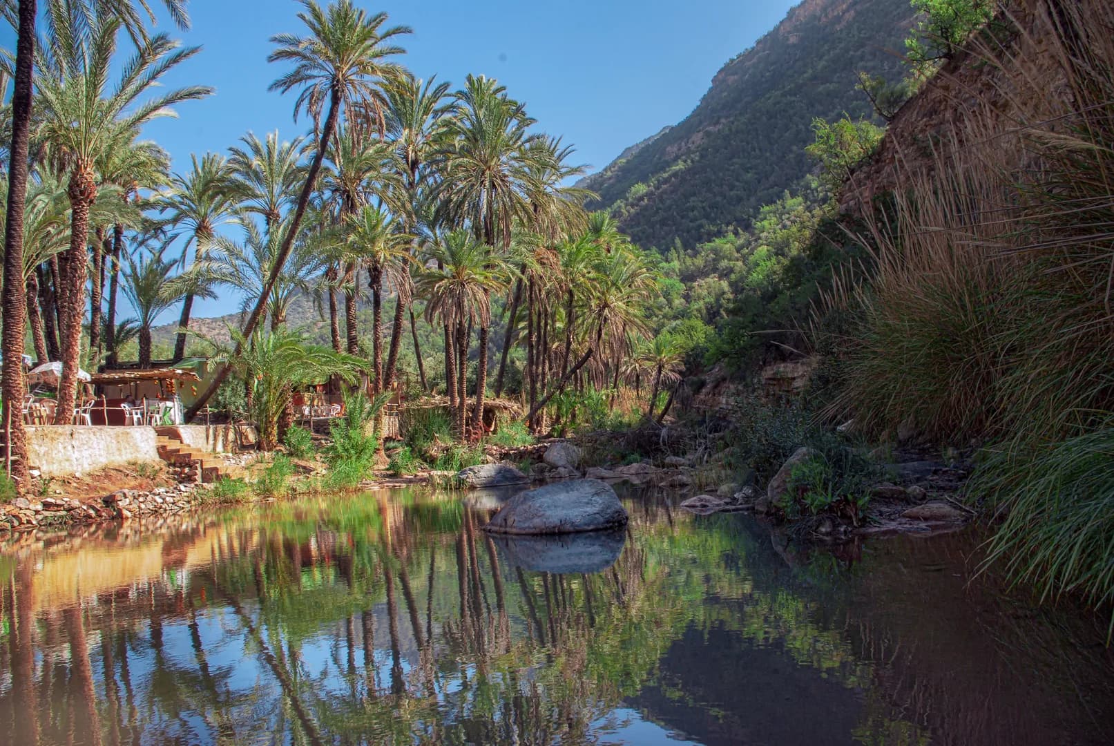 Natural rock pools in Paradise Valley, Agadir region